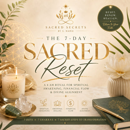 7-Day Sacred Reset Tiny Challenge (1:1 with S. Marie)