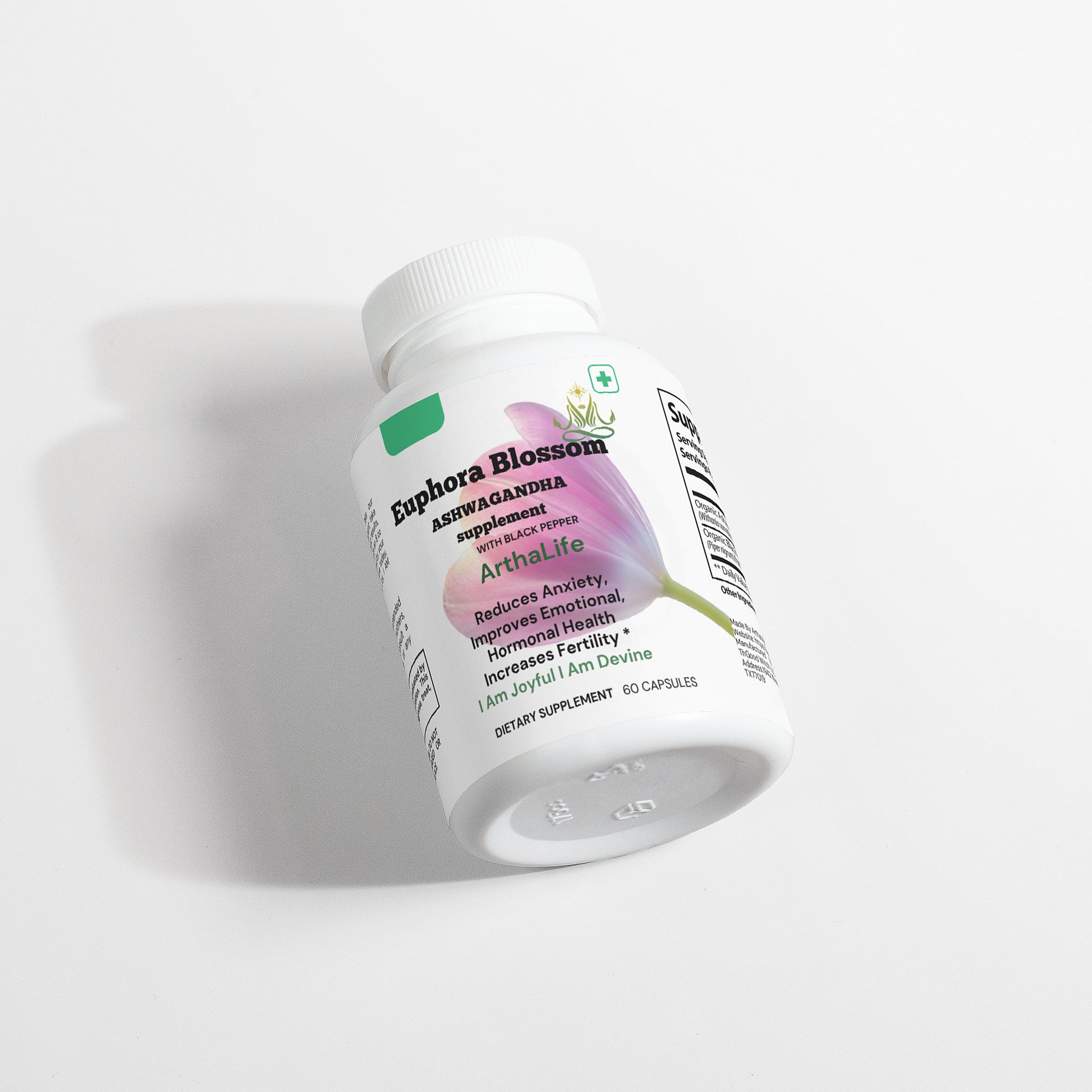 Euphora Blossom Ashwagandha Supplement 20