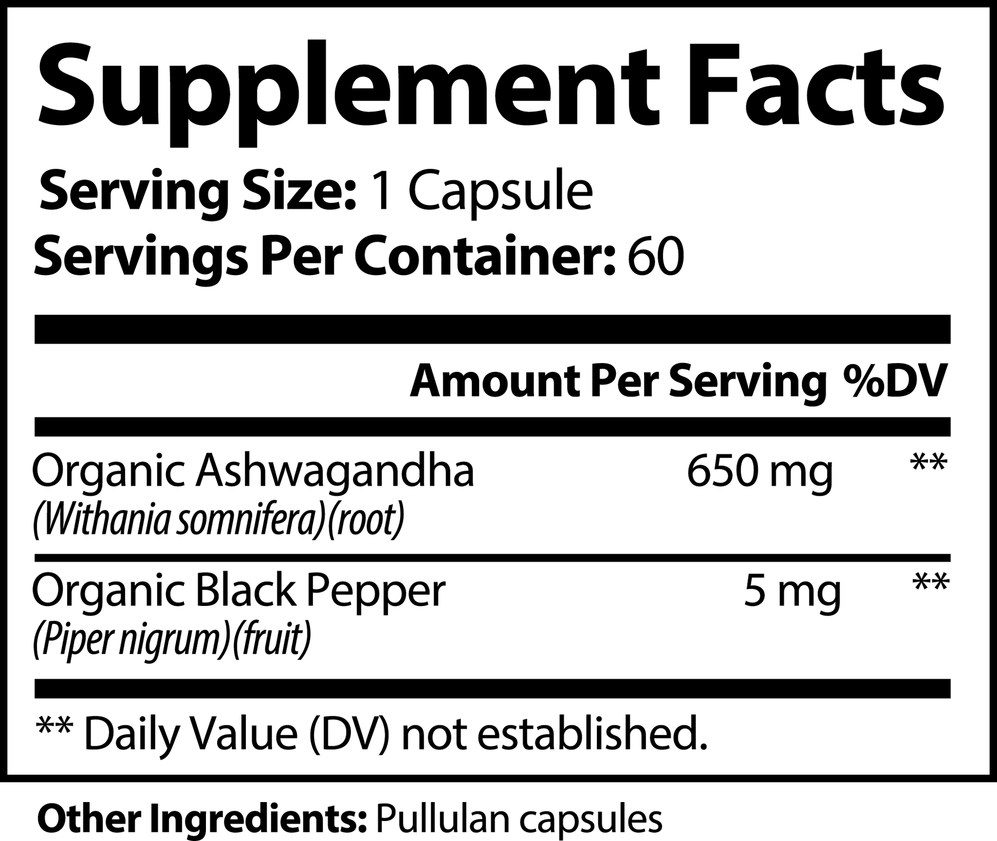 Euphora Blossom Ashwagandha Supplement 25